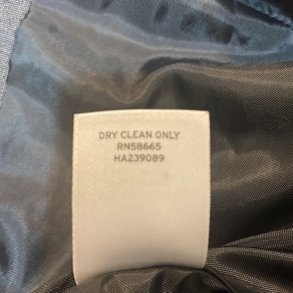 Halogen Women's Linen Blend Blazer Dark Gray Three Button Tie Belt Lined Size 16 - Picture 11 of 14